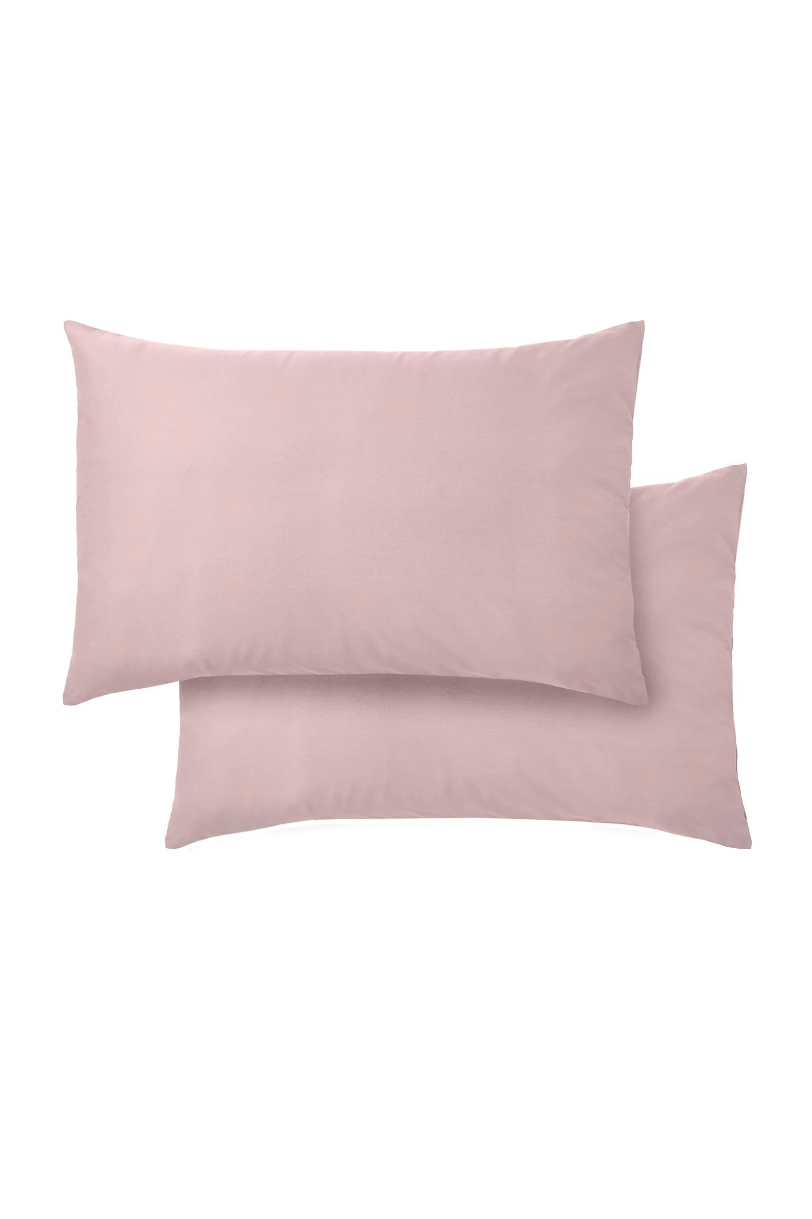 Bianca 400 Thread Count Cotton Sateen Standard Pillowcases in Pink 4