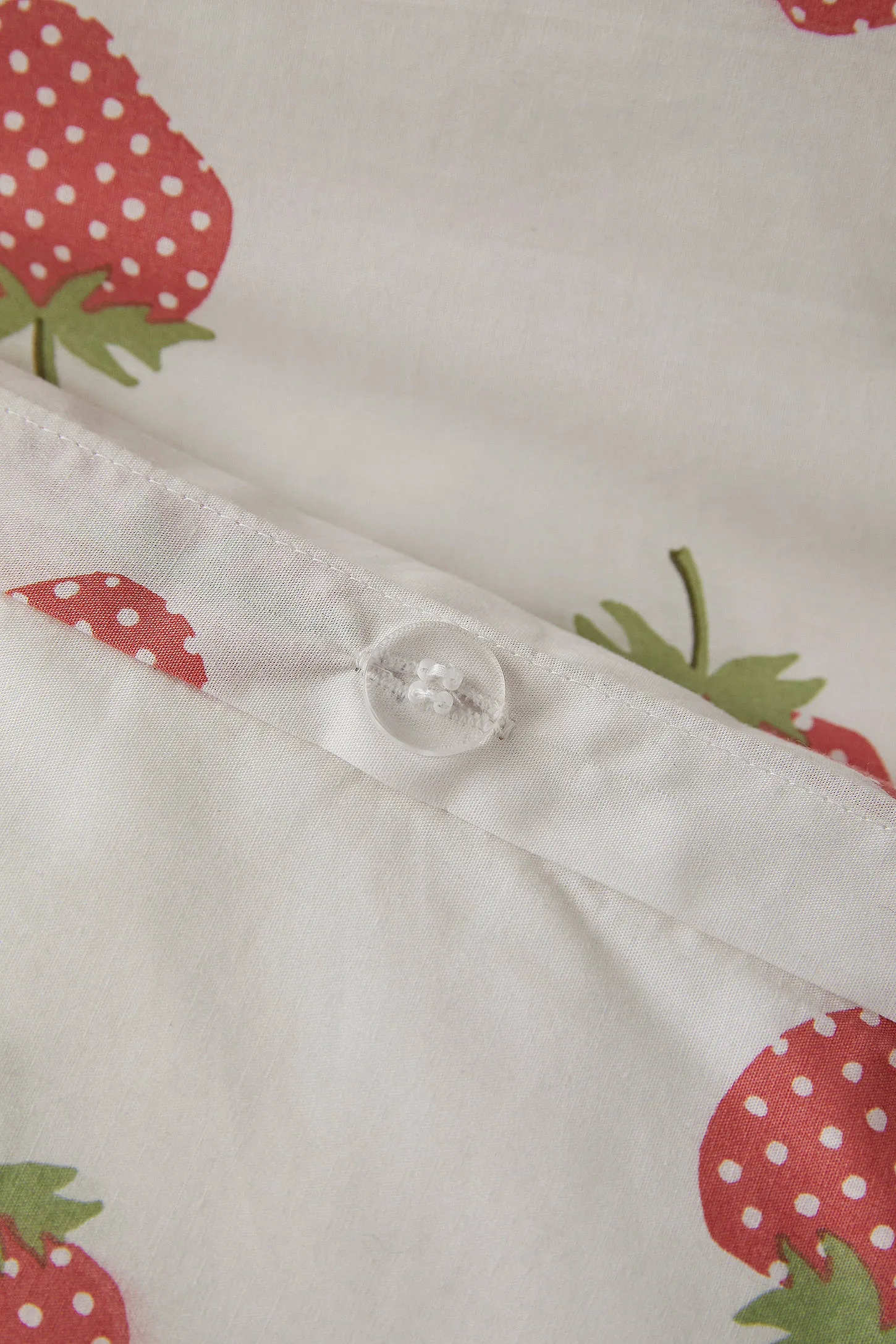 Strawberry Duvet Set - White 5