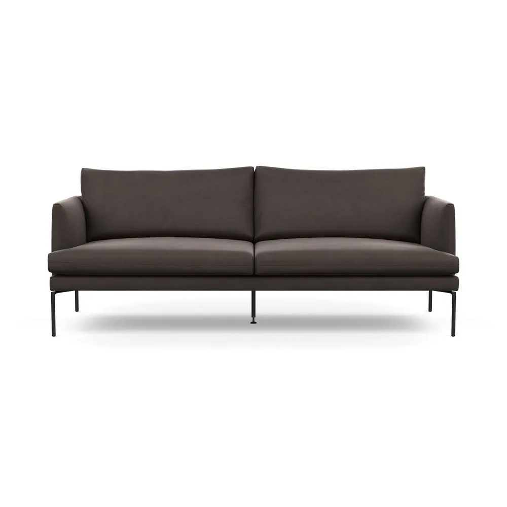 Heal's Matera 3 Seater Sofa Nobilis Velvet Sable 2