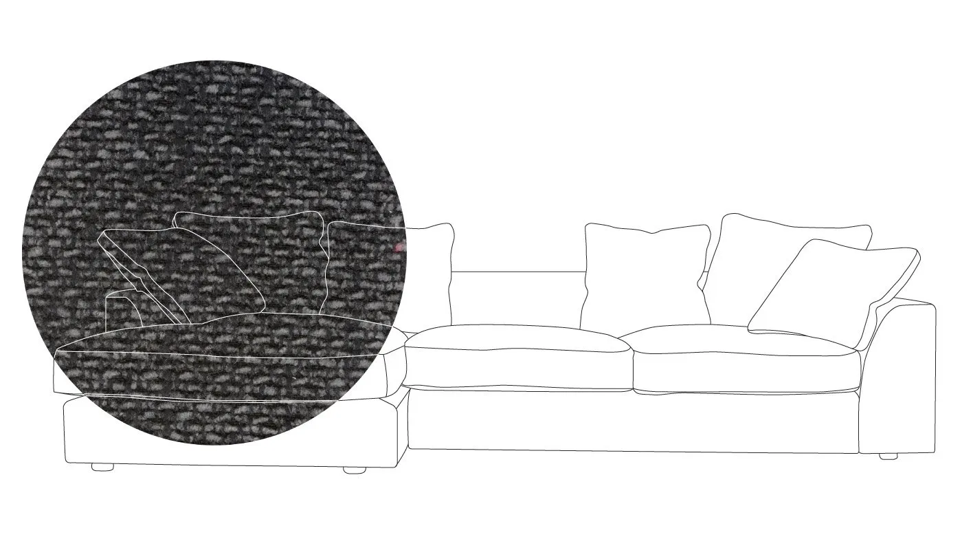 Heal's Cumulus Left Hand Facing Corner Sofa In Texture