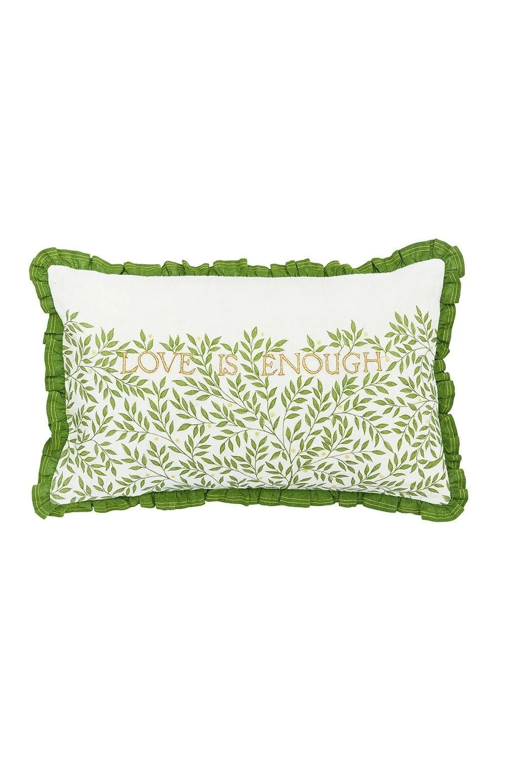 Morris & Co 'Lemon Tree - Willow Bough' Cushion 50X30cm in Green