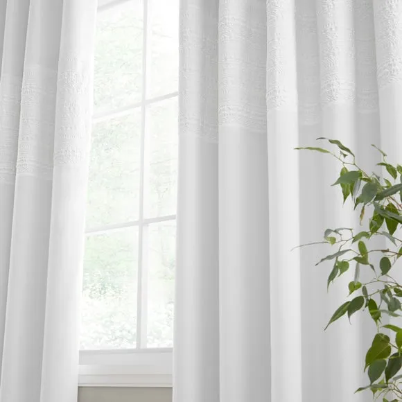Theo Panel Geo Blackout Eyelet Curtains 3