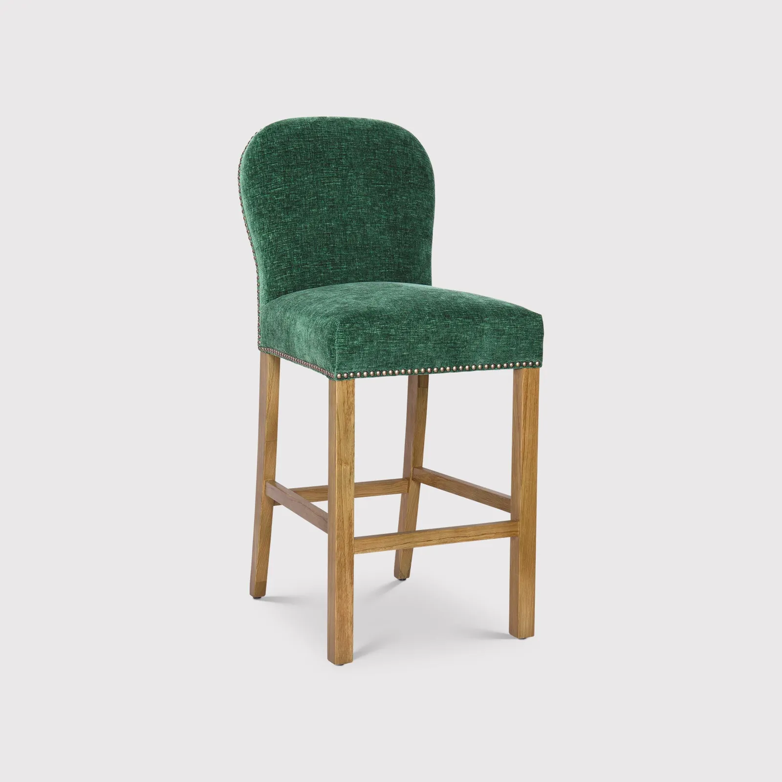 Gable Counter Stool, Green Fabric | Barker & Stonehouse 1