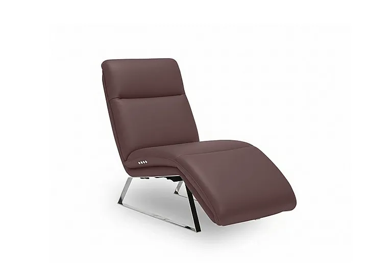 Rhianna Leather Power Recliner Chaise Chair
