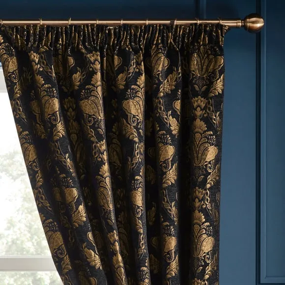 Paoletti Shiraz Pencil Pleat Curtains 1