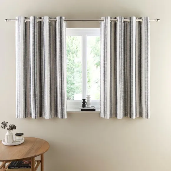 Salvage Stripe Eyelet Curtains 5
