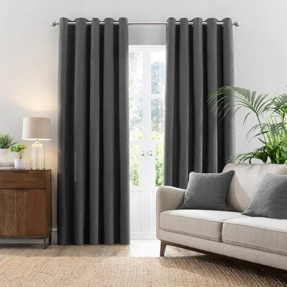Boucle Eyelet Curtains 2