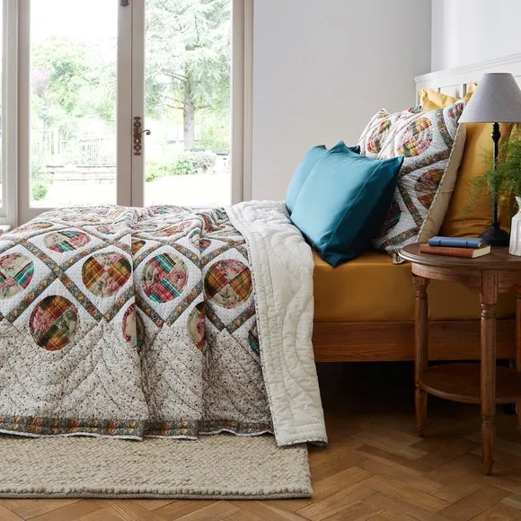 Dorma Tove Patchwork Bedspread 2