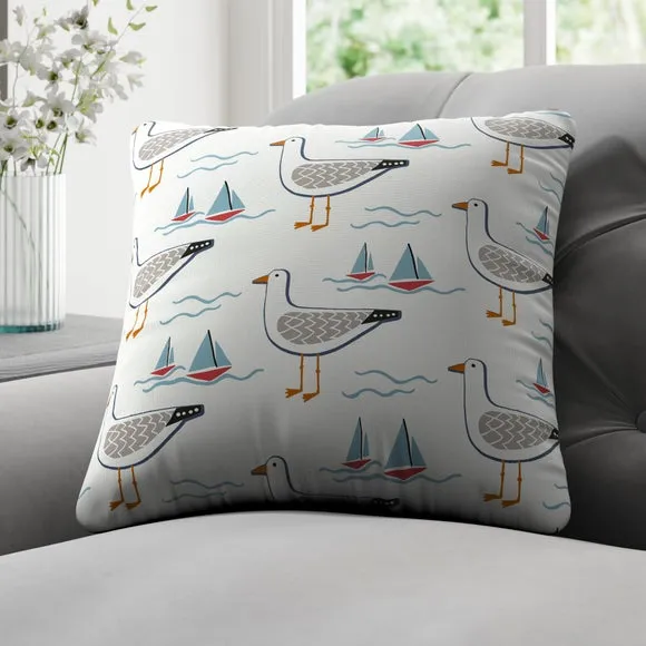 Coastal Gull Made to Order Cushion Cover 1