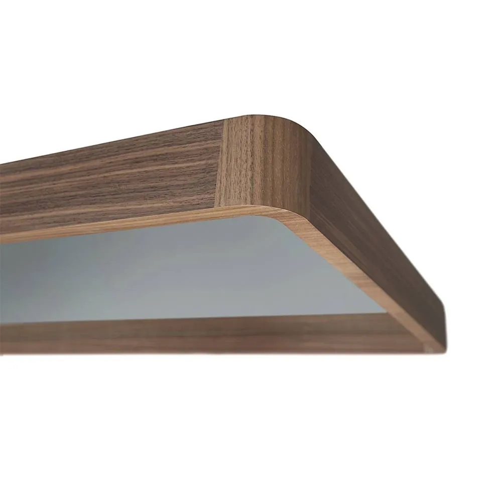 Angel Cerda Walnut Veneer Rectangular Wall Mirror 100x50 cm 5