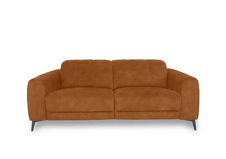 Ezra 3 Seater Fabric Sofa - Dexter Pumpkin