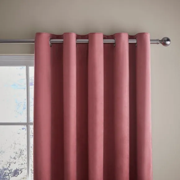 Luxe Velour Eyelet Curtains (Blackout Available)