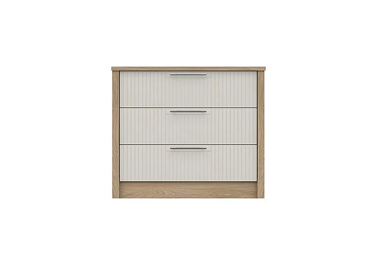Chelsea 3 Drawer Chest with Silver Handles