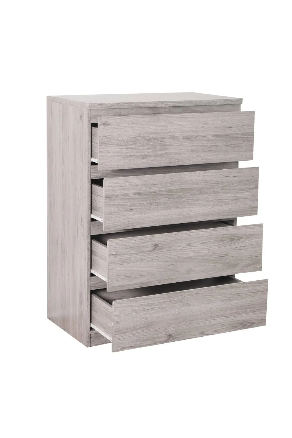 Julian Bowen Jupiter 4 Drawer Chest in Light Grey 3