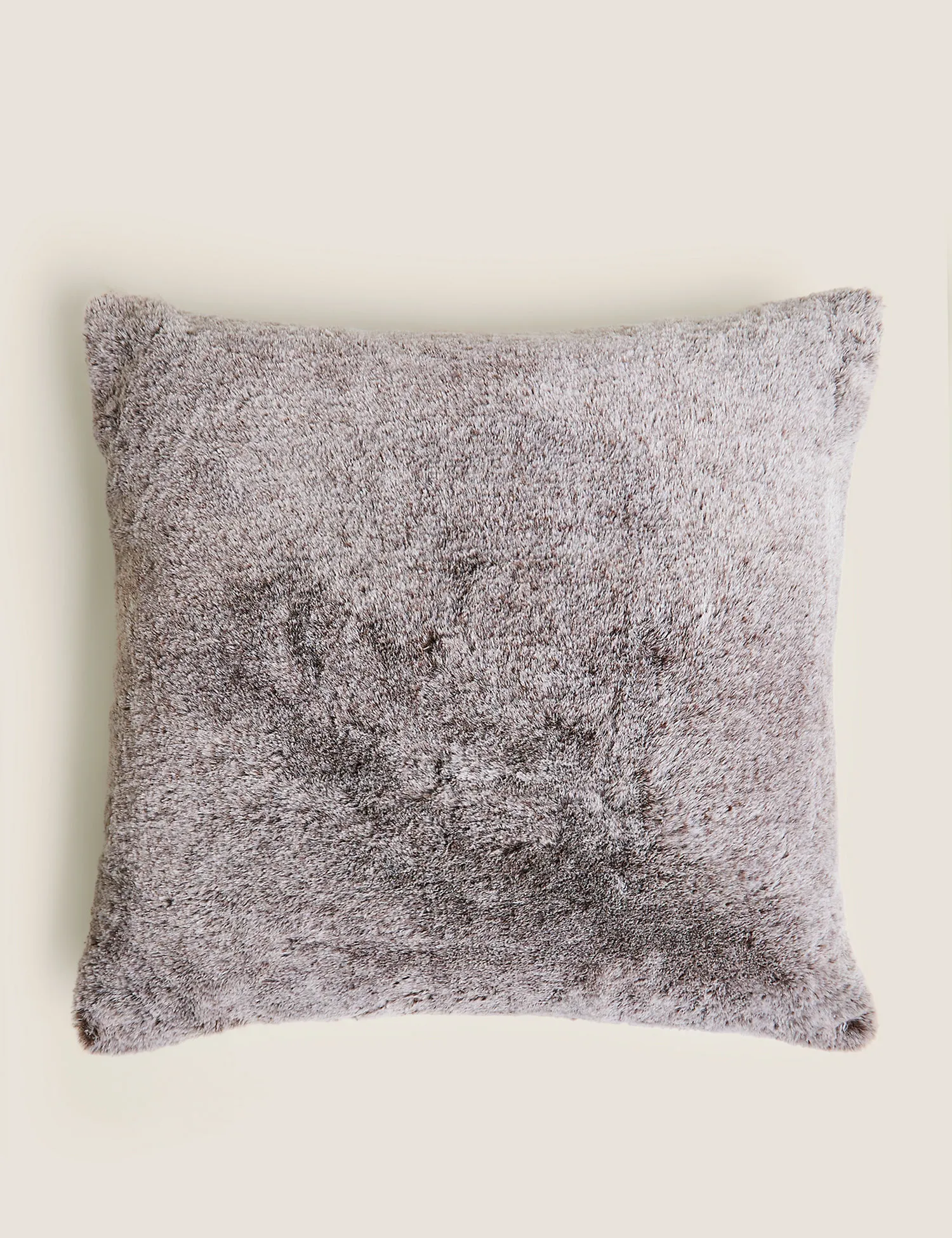 M&S Luxury Large Faux Fur Cushion