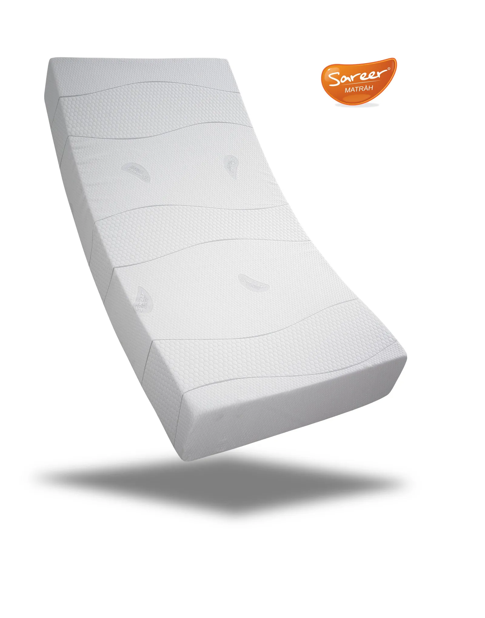 Sareer Furniture Limited Diamond 8 Inch Memory Foam Mattress in White 2