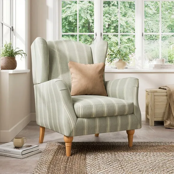 Charnwood Folkstone Stripe Grande Armchair 1