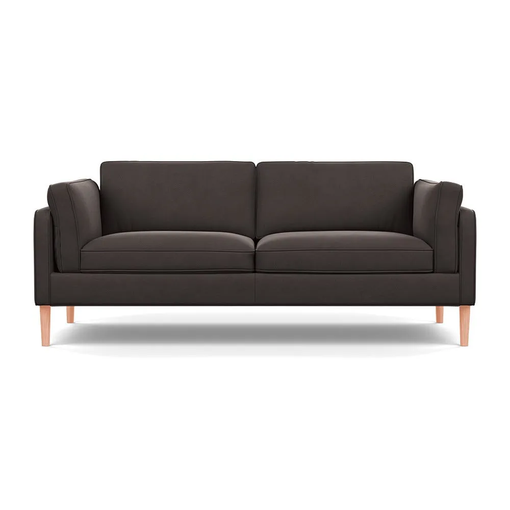 Heal's Sonno 3 Seater Nobilis Velvet Sable Natural Feet 1
