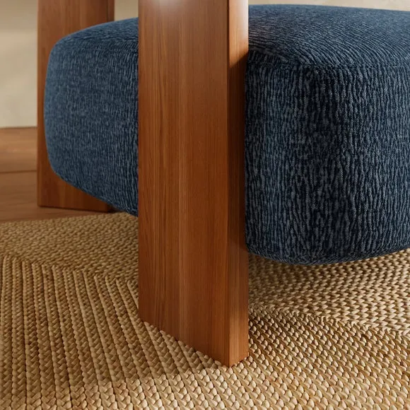 Fallon Cut Velvet Accent Chair 5