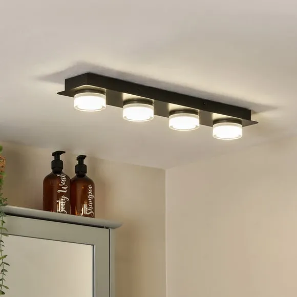 Bolton 4 Light LED Flush Ceiling Bar Light 1