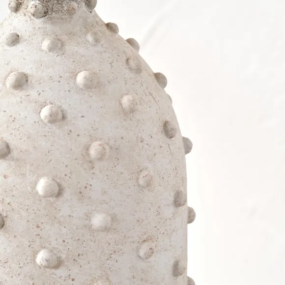 Kali Textured Dot Stoneware Vase 4