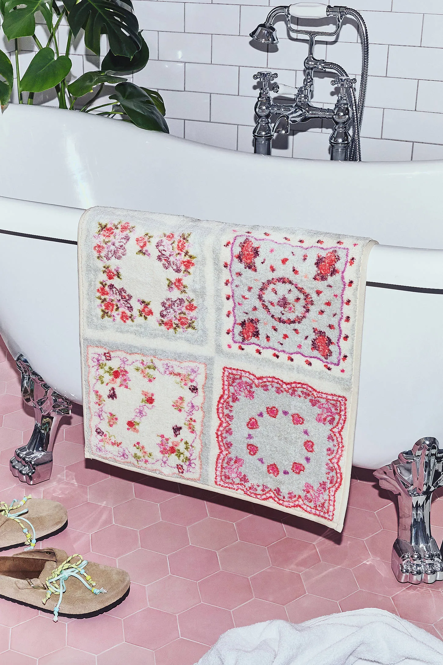 Hankie Patchwork Bath Mat