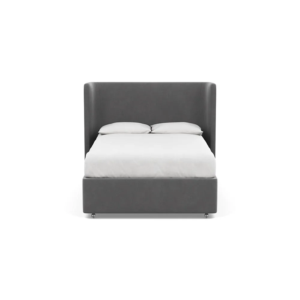Heal's Deep Divan Double Smart Velvet Mercury None 1