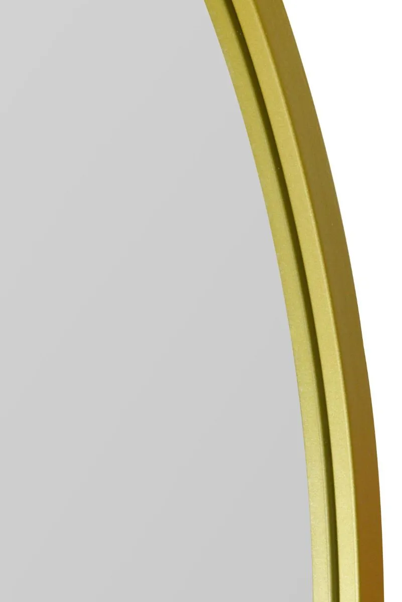 MirrorOutlet Gold Metal Framed Arched Garden Wall Mirror 49" X 35" (125CM X 90CM) 6