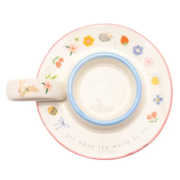 Love Life You Mean The World Ceramic Tealight Holder 3