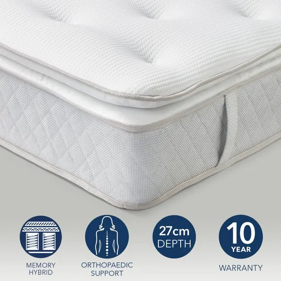 Fogarty Open Coil Ortho Memory Foam Pillow Top Hybrid Mattress