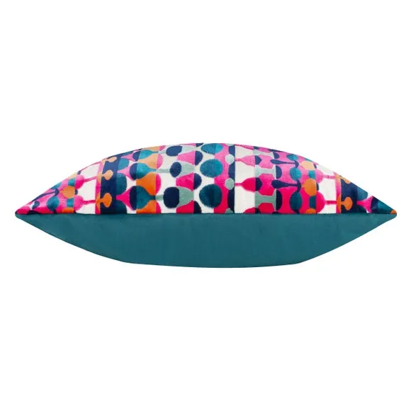 Furn. Metro Abstract Velvet Rectangle Cushion 4