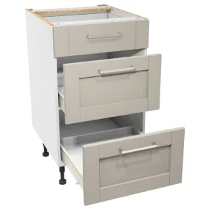 Wickes Ohio Stone Shaker Drawer Unit - 500mm 2