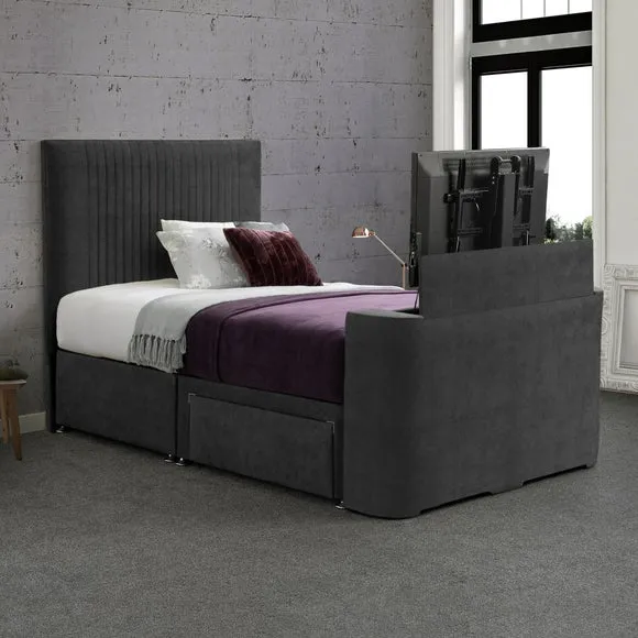 Sweet Dreams Gaia Vertical Pleated TV Bed