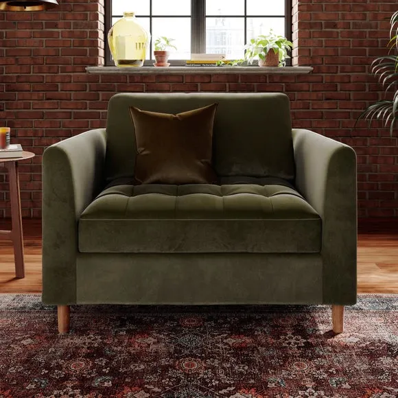 Max Velvet Single Snuggle Sofa Bed 2