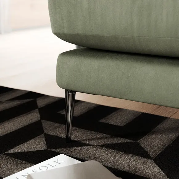 Lawson Matte Plush Velvet Snuggle Chair 4