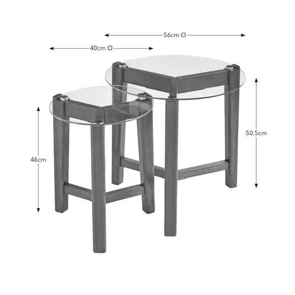 Agatha Round Nest of Tables 6
