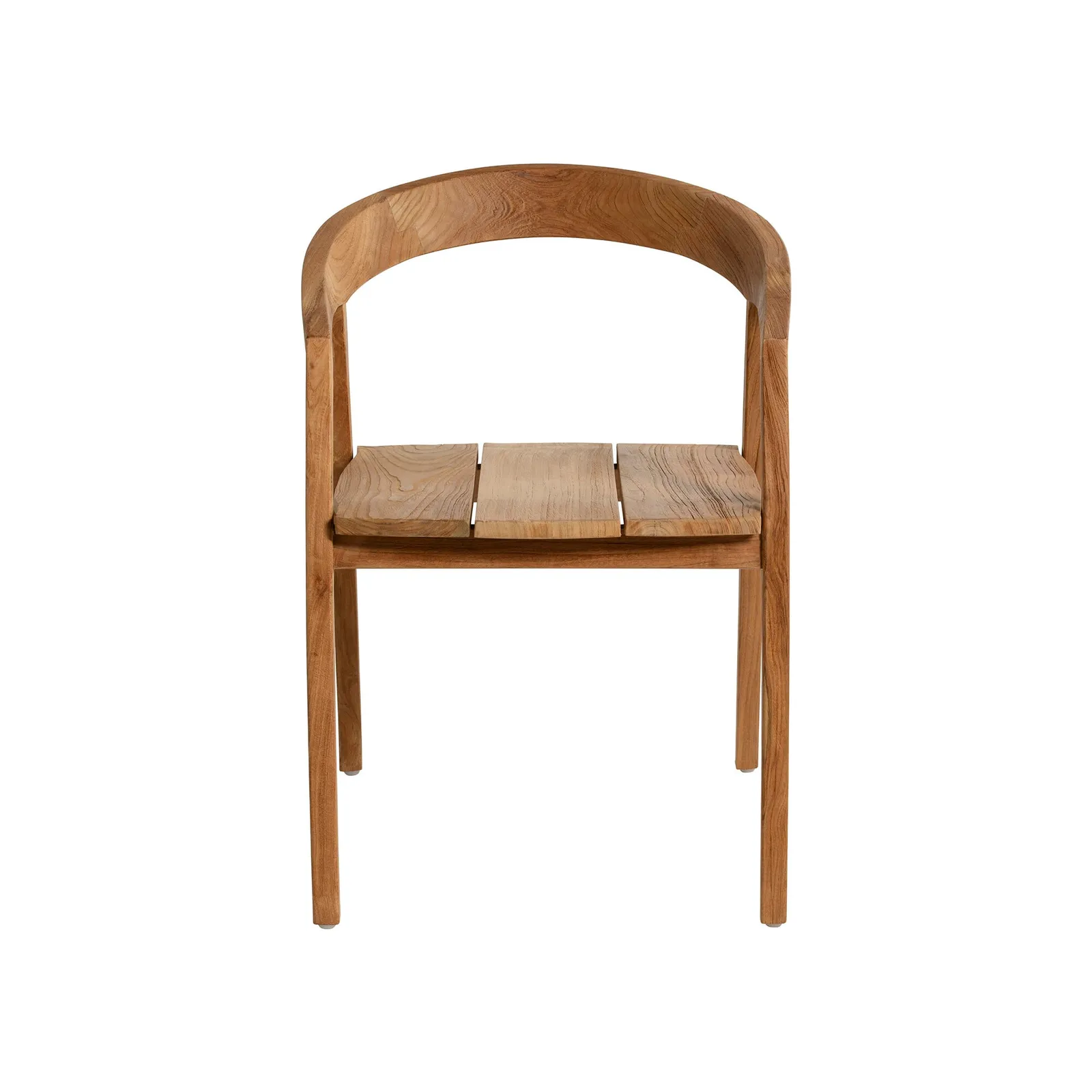 Grenada Jati Outdoor A Dining Chair, Neutral Wood | Barker & Stonehouse 4
