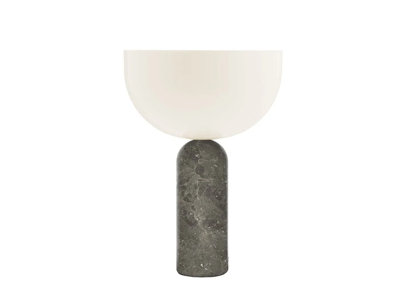 New Works Kizu Table Lamp Gris Du Marais Marble Small 1