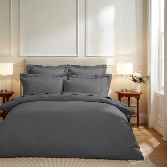 Dorma Crisp & Fresh 400 Thread Count Egyptian Cotton Percale Duvet Cover 1