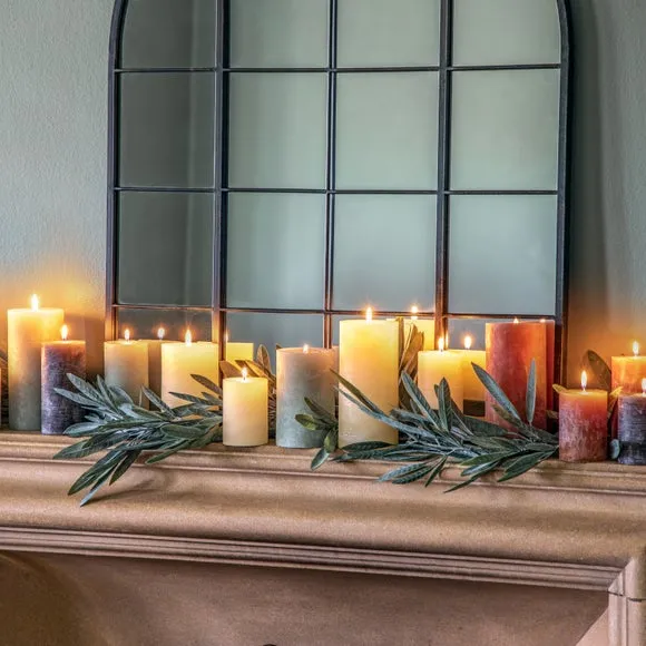 Rustic Pillar Candle 3
