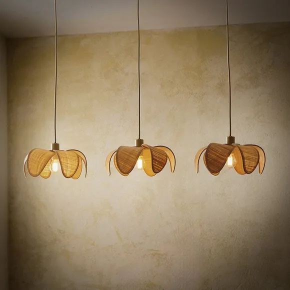 Petal Boho 3 Light Adjustable Diner Ceiling Light 2