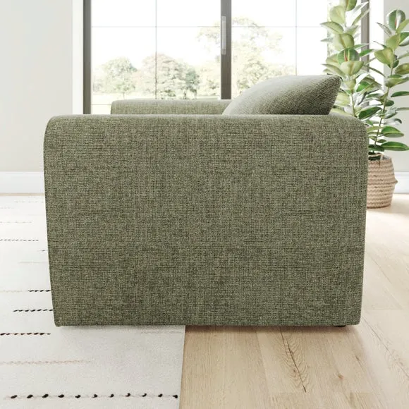 Blake Soft Texture Chenille Snuggle Chair 2
