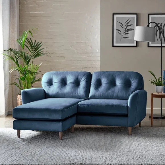 Sven Opulent Velvet Reversible Corner Chaise Sofa 3