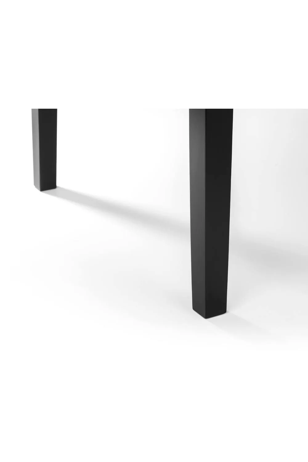 Julian Bowen Hudson Rectangular 4 Seater Dining Table in Black 6