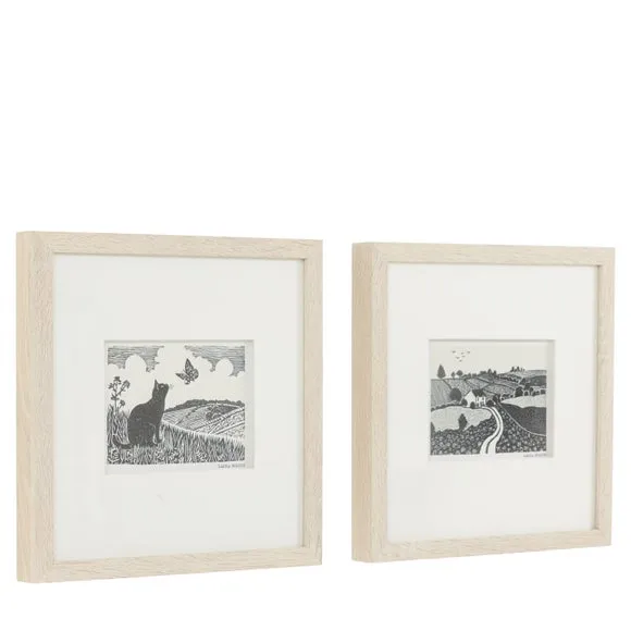 Cedar and Sage Set of 2 Countryside Living Typography Framed Prints 6
