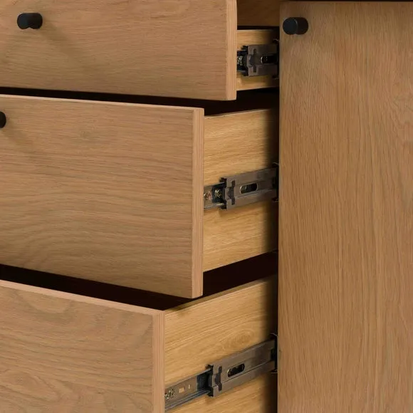 Kalia Large Sideboard, Oak Effect 5