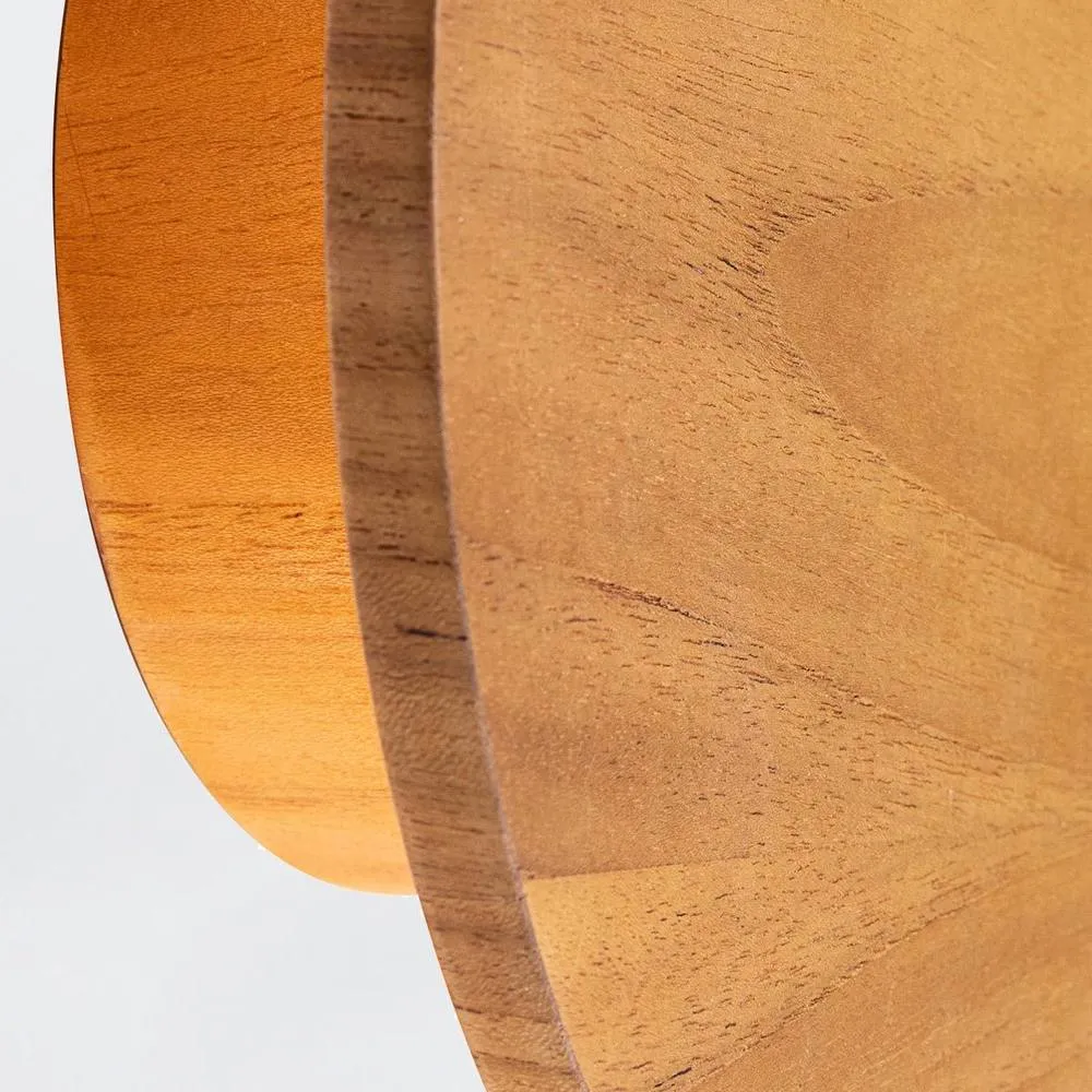 Netlighting Clean Flush Wall Lamp Teak in Brown 6