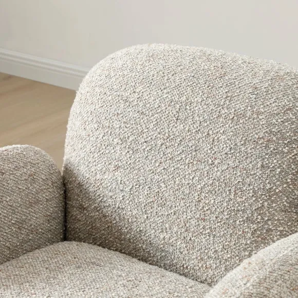 Ila Chunky Chenille Swivel Chair 3
