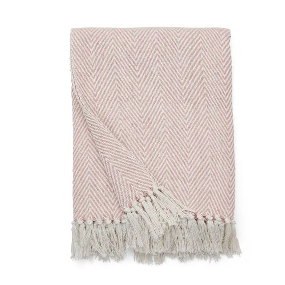 Jenson Herringbone Throw Blanket 3