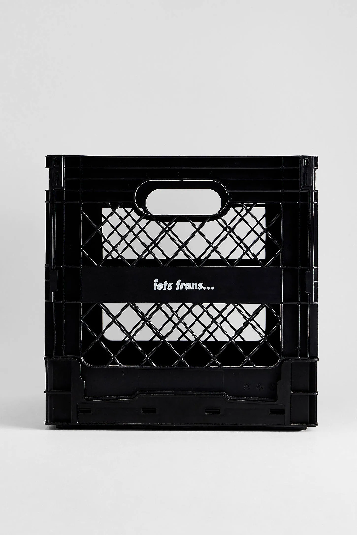 iets frans. Black Storage Crate - Black ALL 5